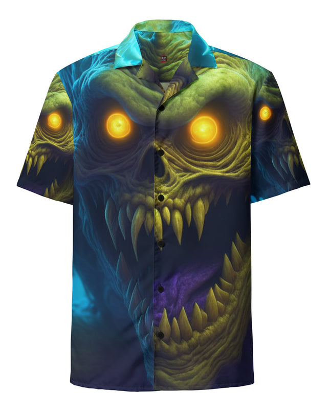 Halloween Monster - Unisex button shirt