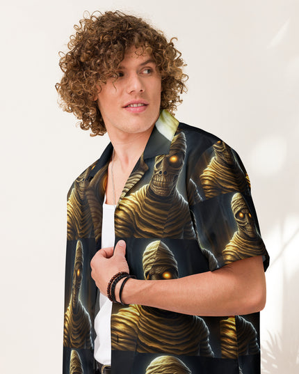 Halloween Mummy - Unisex button shirt
