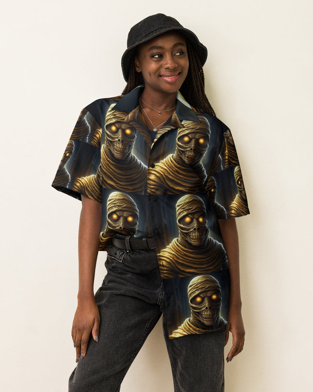 Halloween Mummy - Unisex button shirt
