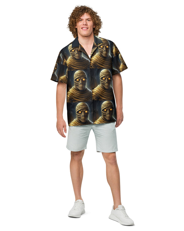 Halloween Mummy - Unisex button shirt