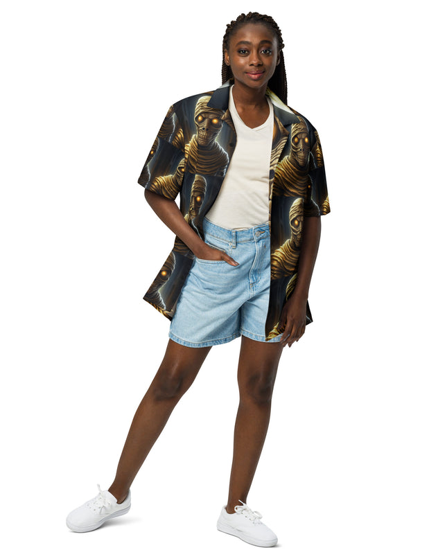 Halloween Mummy - Unisex button shirt