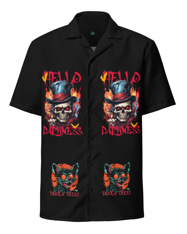 Hello Darkness - Halloween - Unisex button shirt