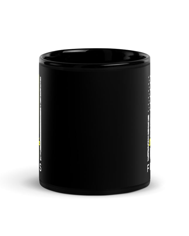 Freds - Black Glossy Mug