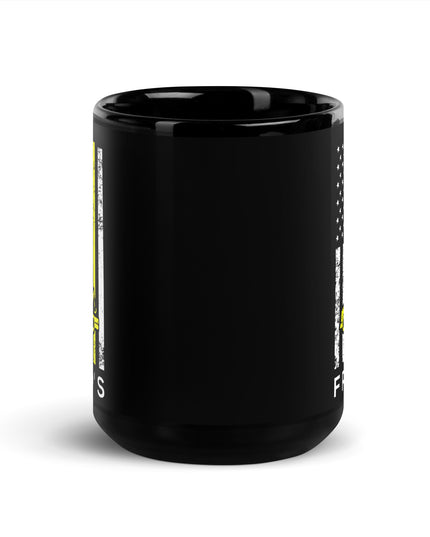 Freds - Black Glossy Mug