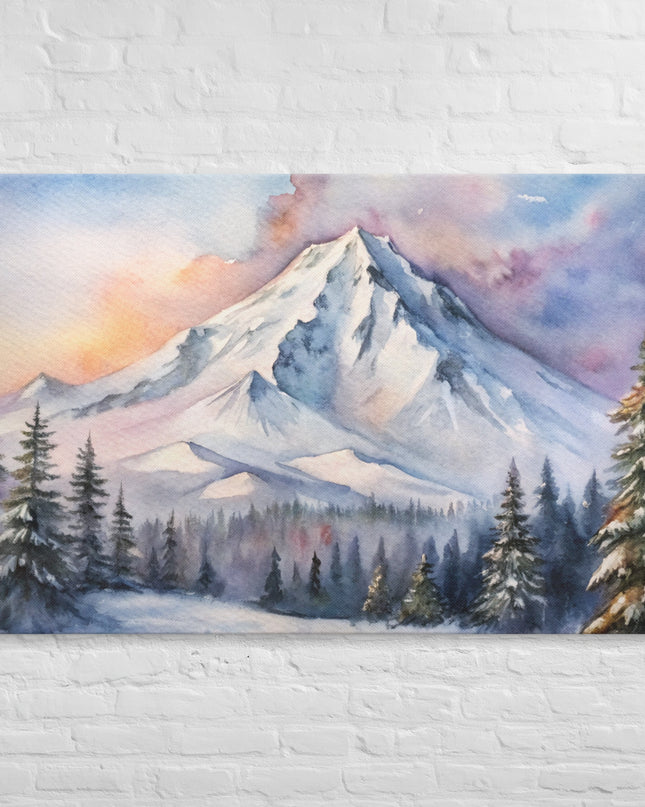 OREGON IN WINTER - 40x60 Big Canvas Art