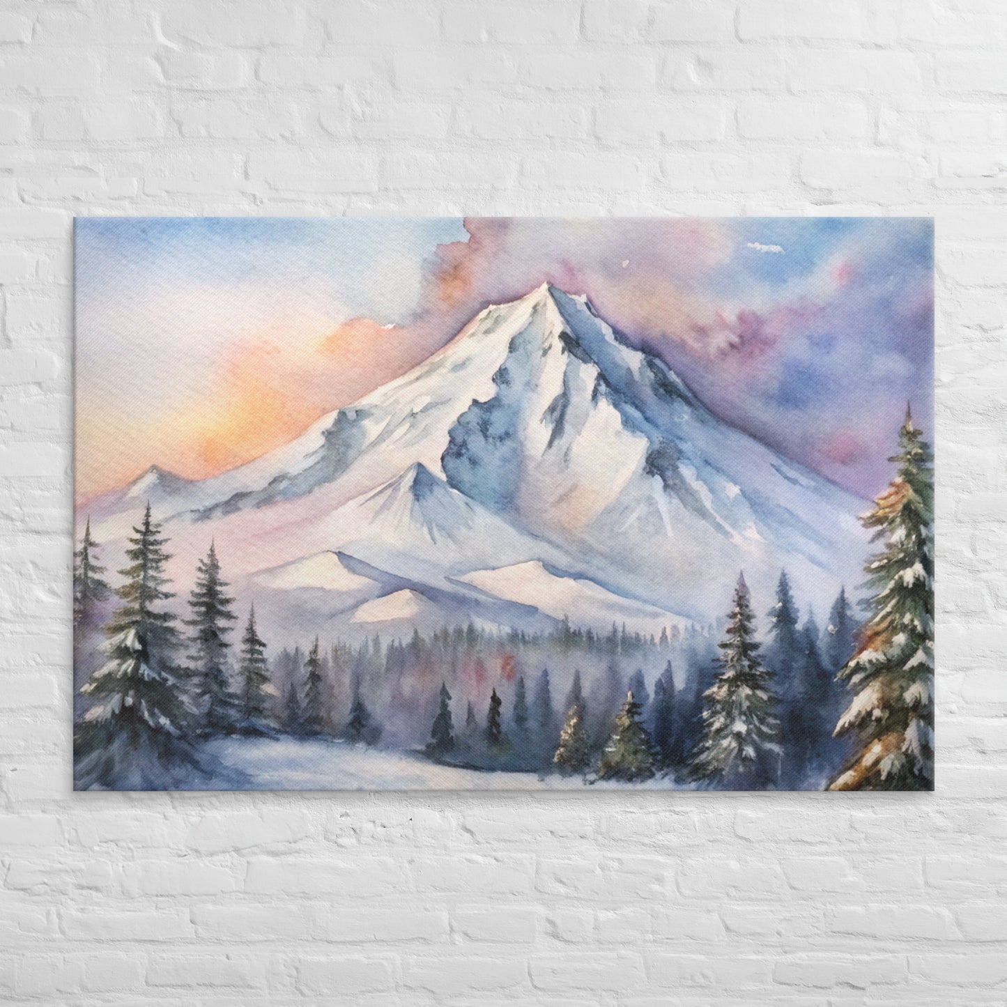 OREGON IN WINTER - 40x60 Big Canvas Art