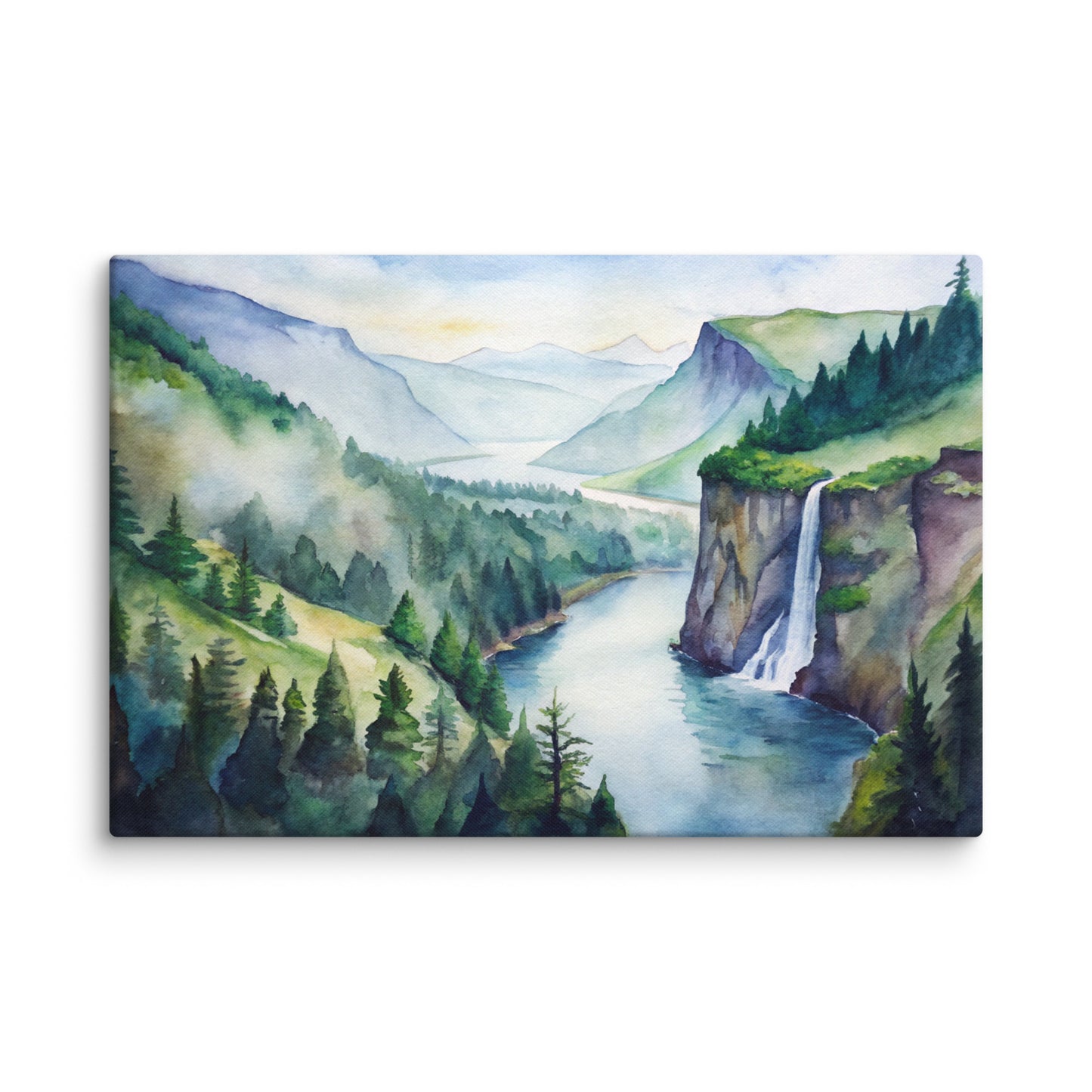COLUMBIA RIVER GORGE - 40X60 BIG CANVAS ART