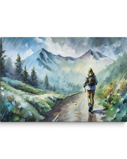 HIKING OREGON - 40X60 Big Canvas Art