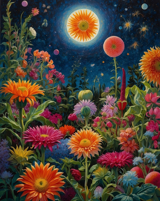 Cosmic Flowers - Jigsaw puzzle - 520 Pieces