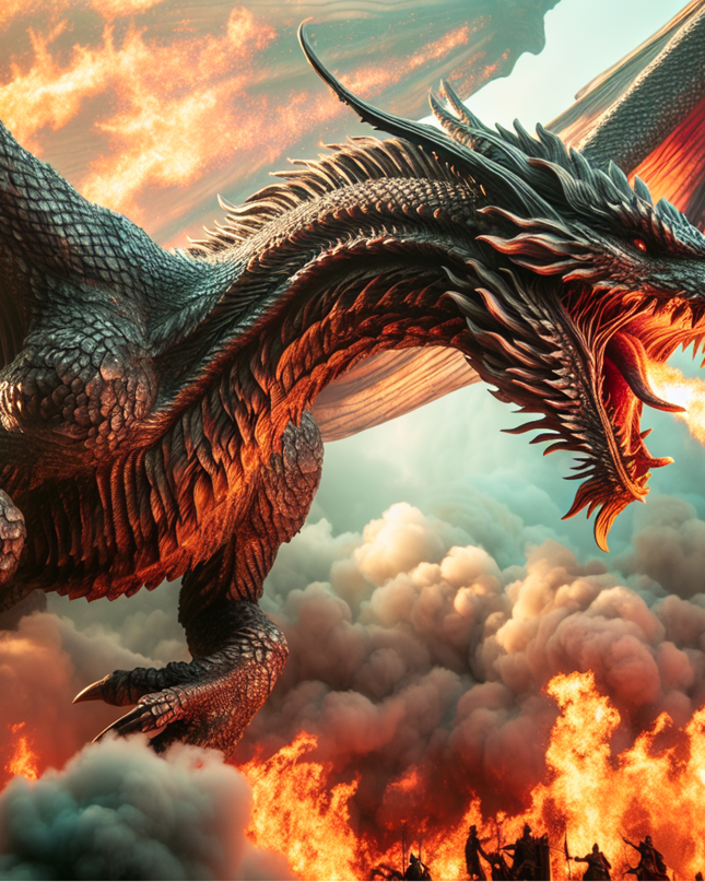 Dragon Fight - Jigsaw puzzle