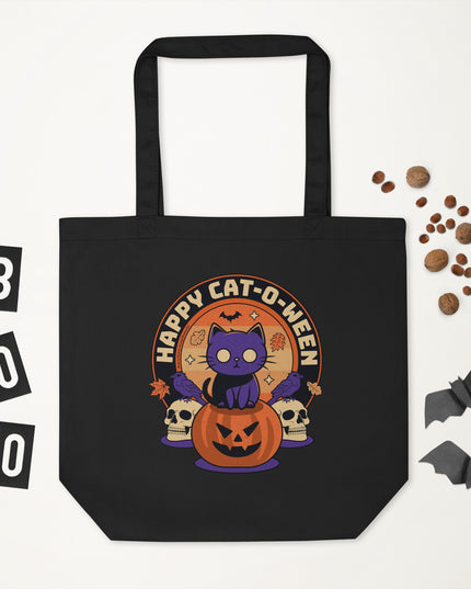 Happy - Cat - O - Ween - Eco Tote Bag