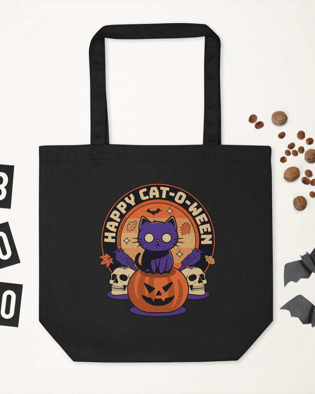 Happy - Cat - O - Ween - Eco Tote Bag