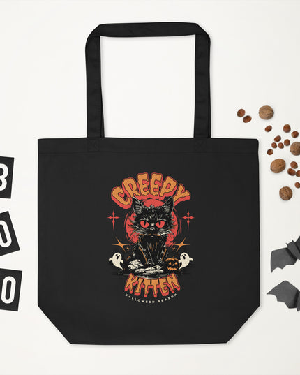 Creepy Kitten - Eco Tote Bag