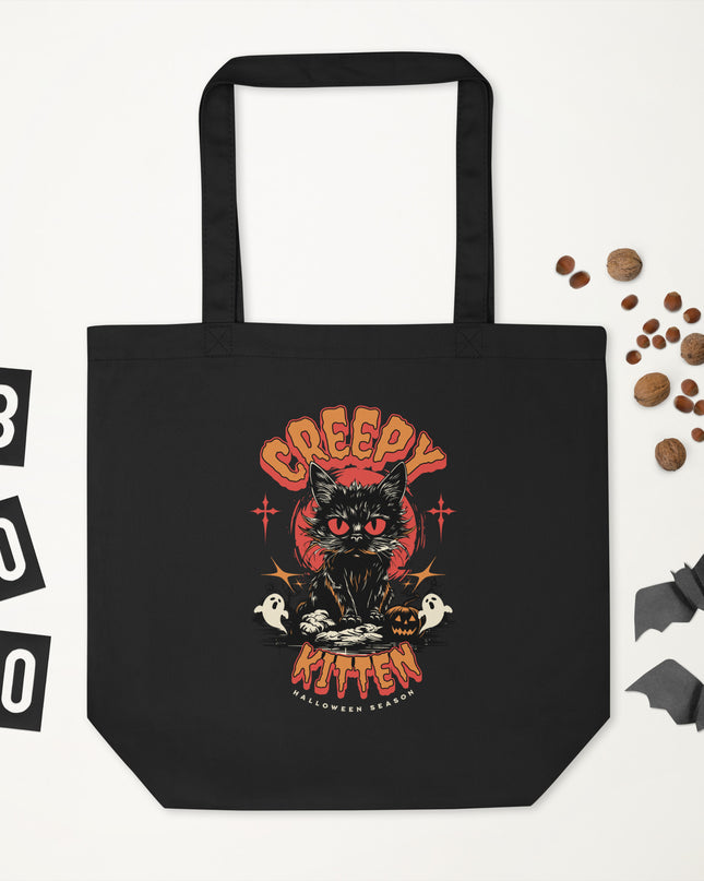 Creepy Kitten - Eco Tote Bag