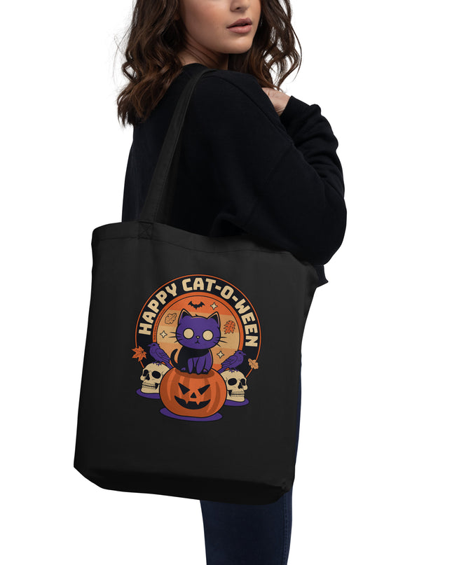 Happy - Cat - O - Ween - Eco Tote Bag