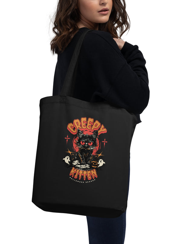 Creepy Kitten - Eco Tote Bag