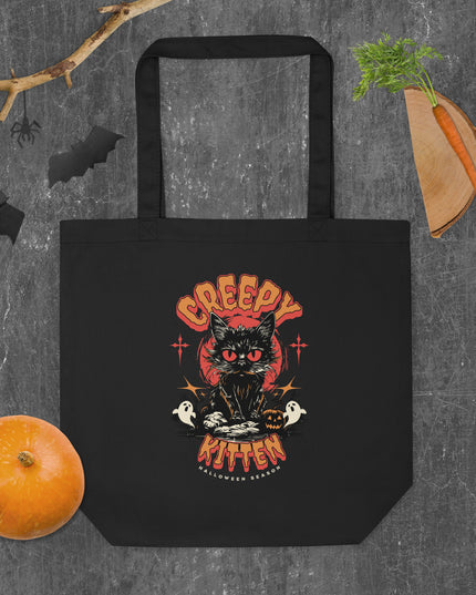 Creepy Kitten - Eco Tote Bag