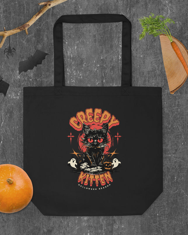 Creepy Kitten - Eco Tote Bag