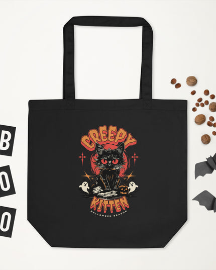 Creepy Kitten - Eco Tote Bag