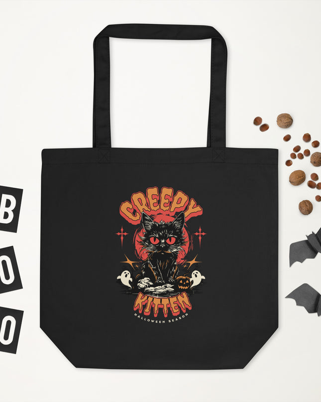 Creepy Kitten - Eco Tote Bag
