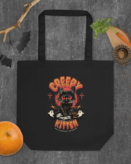 Creepy Kitten - Eco Tote Bag