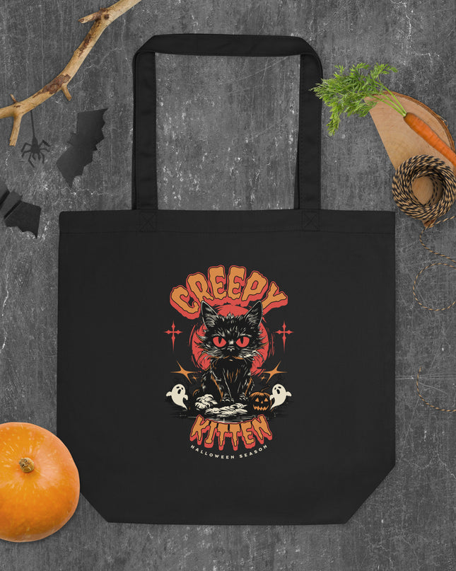 Creepy Kitten - Eco Tote Bag