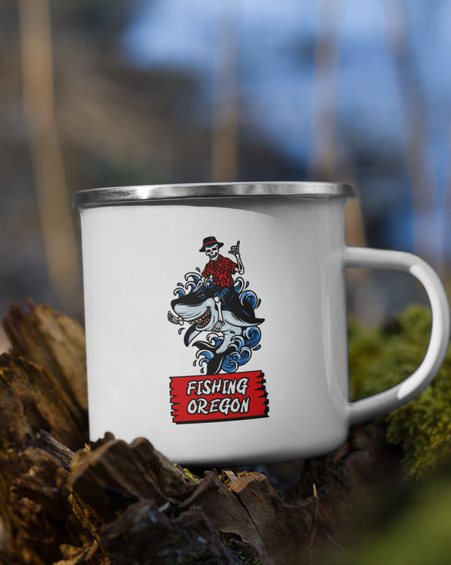 Fishing Oregon/ Get Your Limit - Enamel Mug