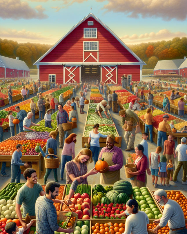 Farmers Market - Jigsaw puzzle