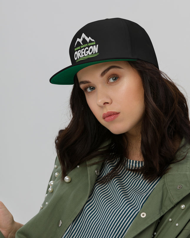 Home Sweet Home Oregon - Flat Bill Cap