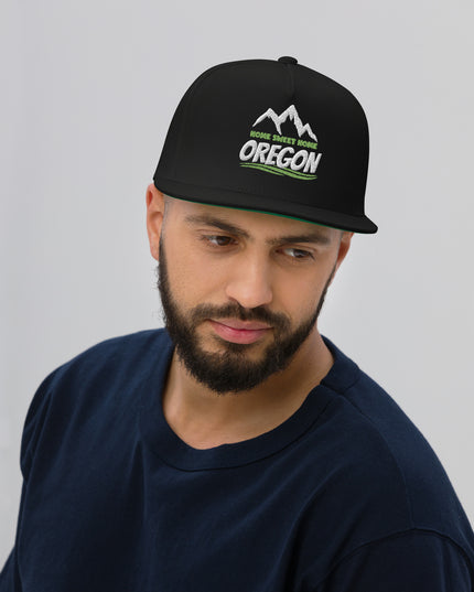 Home Sweet Home Oregon - Flat Bill Cap