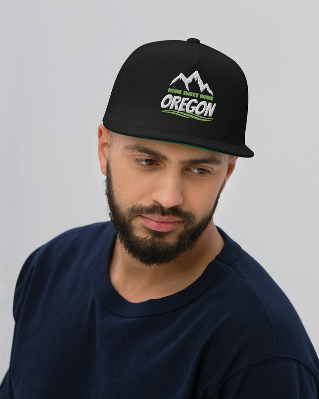 Home Sweet Home Oregon - Flat Bill Cap