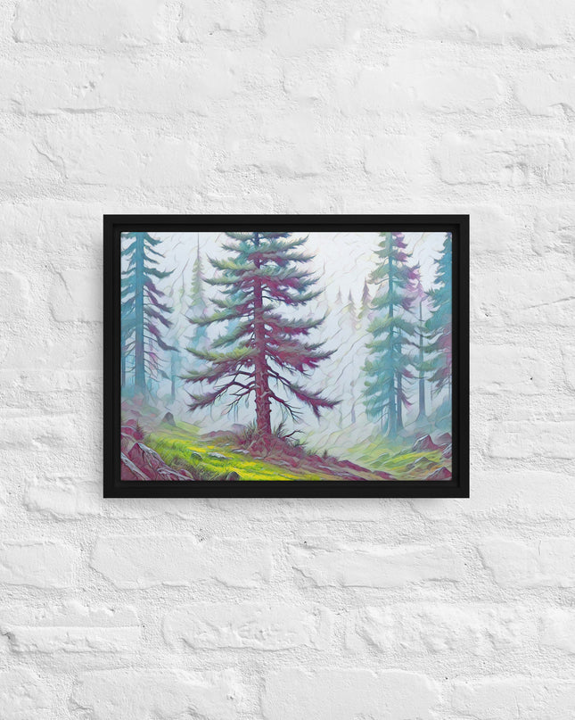 Into the Oregon Woods - Digital Art - Framed canvas - FREE SHIPPING