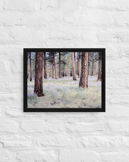 Central Oregon Forest - Digital Art - Framed canvas - FREE SHIPPING