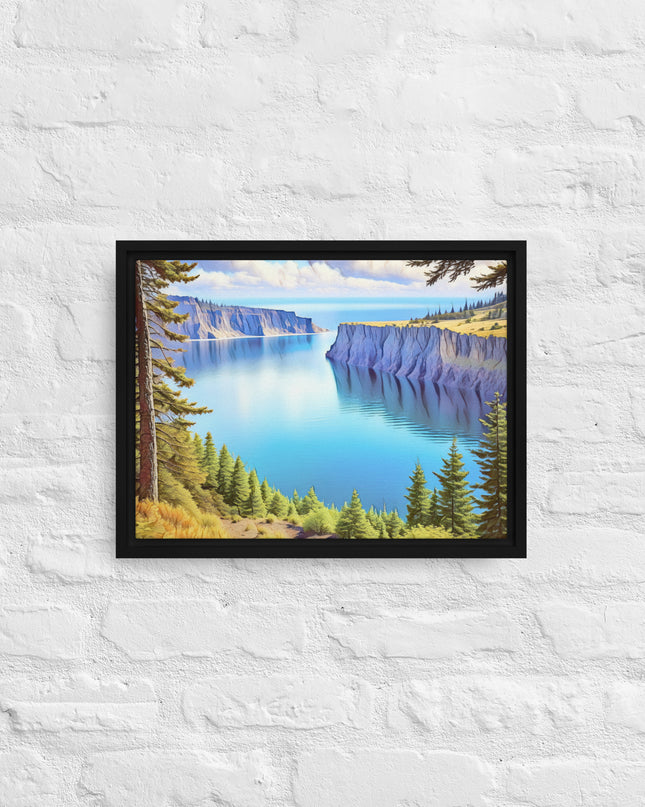 Oregon Calling - Digital Art - Framed canvas - FREE SHIPPING