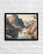 Black / 16″×20″