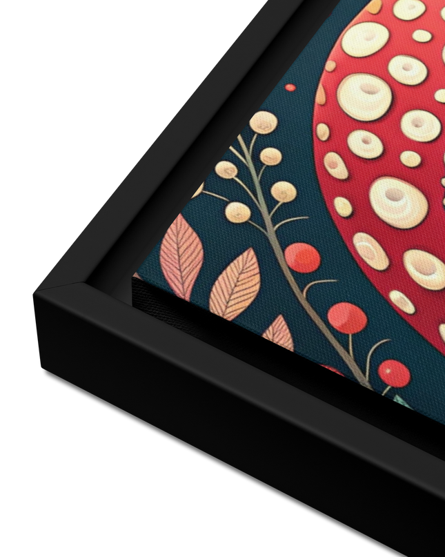 Mushroom Wall Art Framed Canvas Print/2