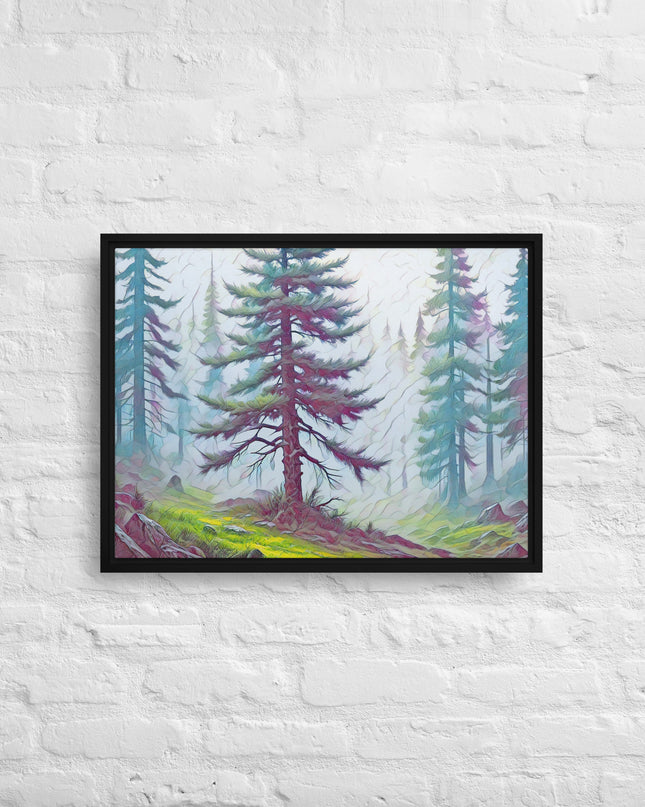 Into the Oregon Woods - Digital Art - Framed canvas - FREE SHIPPING