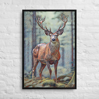 Thumbnail for Oregon Deer - Digital Art - Framed canvas - FREE SHIPPING