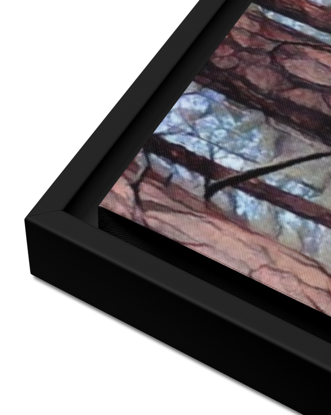 Central Oregon Forest - Digital Art - Framed canvas - FREE SHIPPING