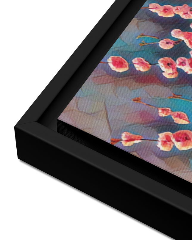 Oregon Cherry Blossoms - Digital Art - Framed canvas - FREE SHIPPING