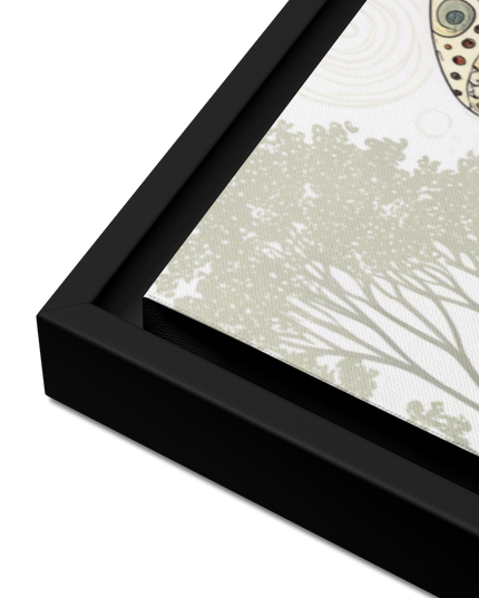 Mushroom Wall Art Framed Canvas Print