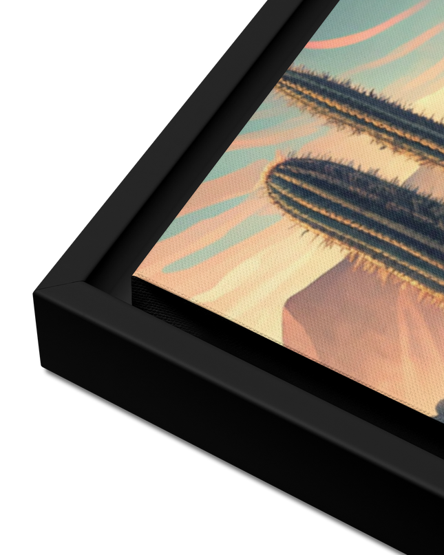 DESERT WALL ART - FRAMED CANVAS PRINT/1
