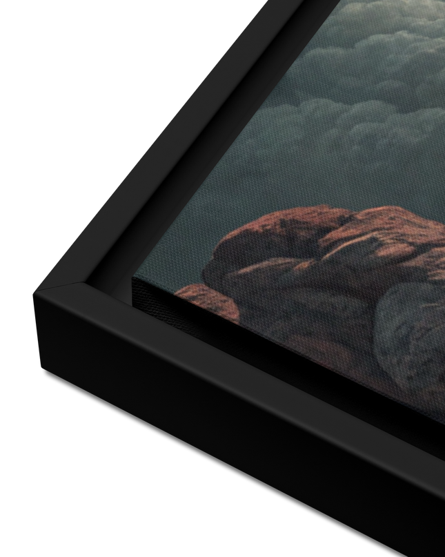 DESERT WALL ART - FRAMED CANVAS PRINT/3