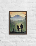 Brown / 12″×16″
