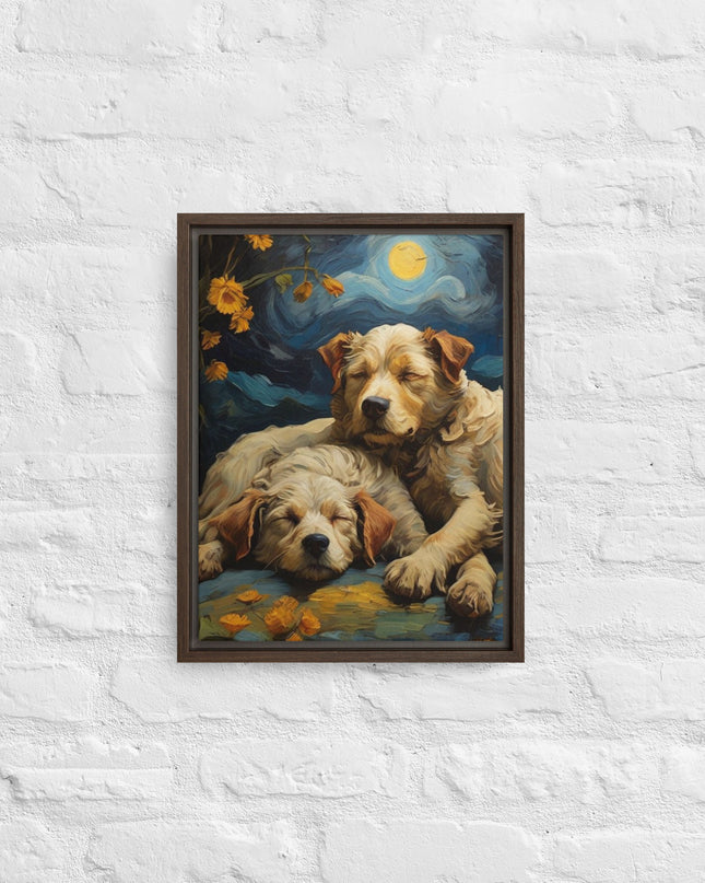 My Best Friends - Digital Art - Framed canvas - FREE SHIPPING