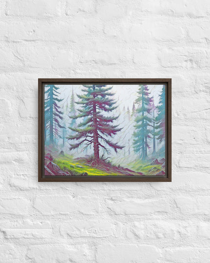 Into the Oregon Woods - Digital Art - Framed canvas - FREE SHIPPING
