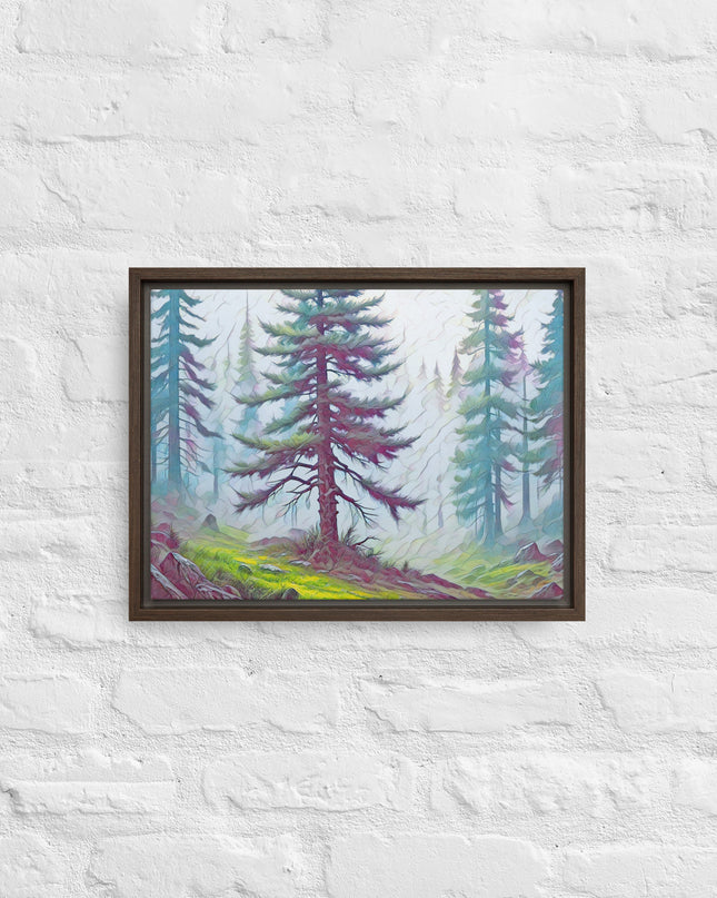 Into the Oregon Woods - Digital Art - Framed canvas - FREE SHIPPING