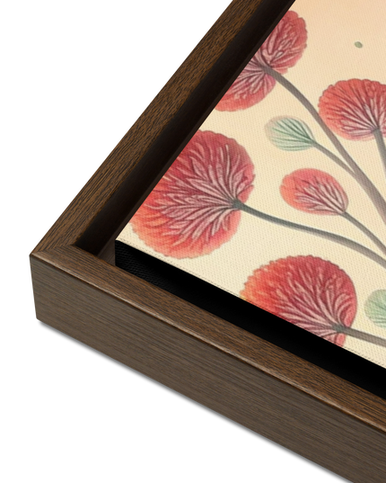 Mushroom Wall Art Framed Canvas Print/3