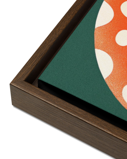 Mushroom Wall Art Framed Canvas Print/4