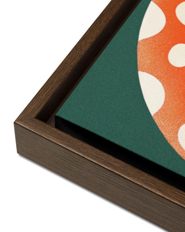 Mushroom Wall Art Framed Canvas Print/4